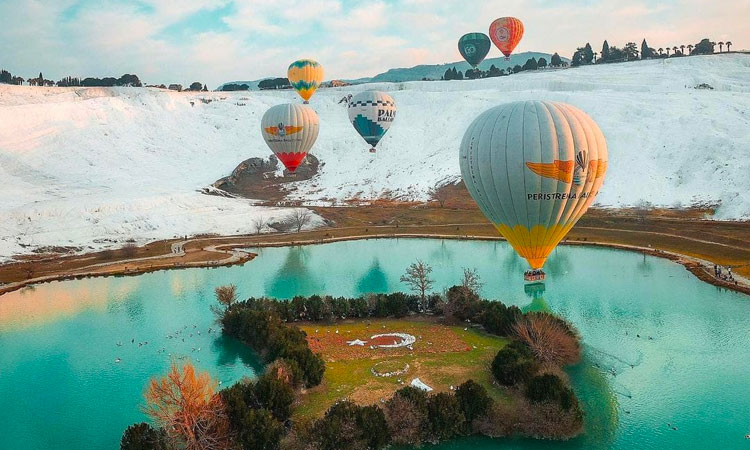 Le prix du vol en montgolfière à Pamukkale