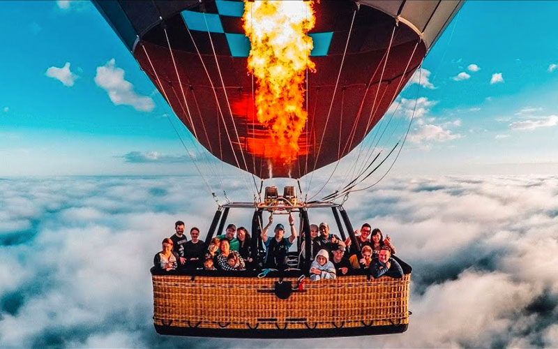 Montgolfière à Pamukkale