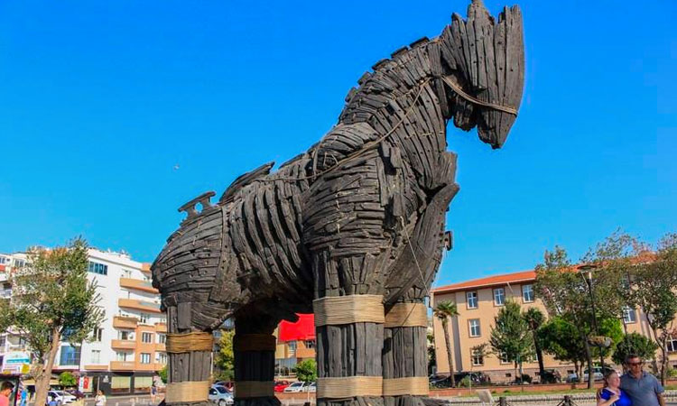 Où se trouve vraiment le Cheval de Troie?