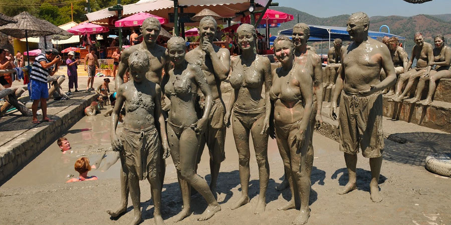 Bain de Boue à Dalyan Fethiye