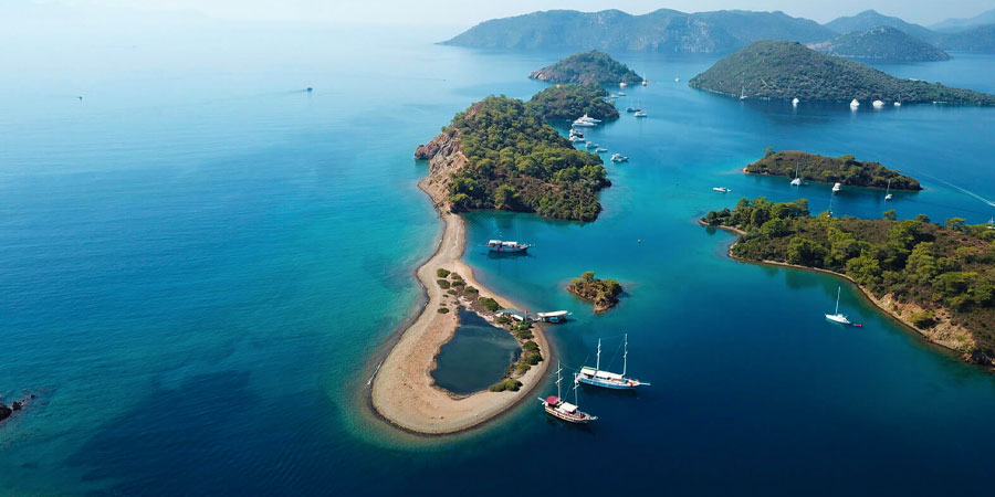 Croisière en bateau sur les 12 îles à Fethiye