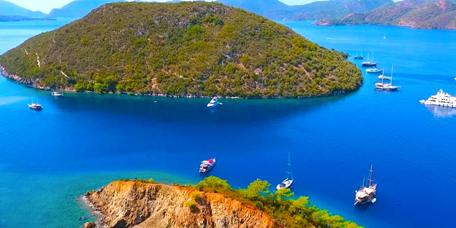 Croisière en bateau sur les 12 îles à Fethiye