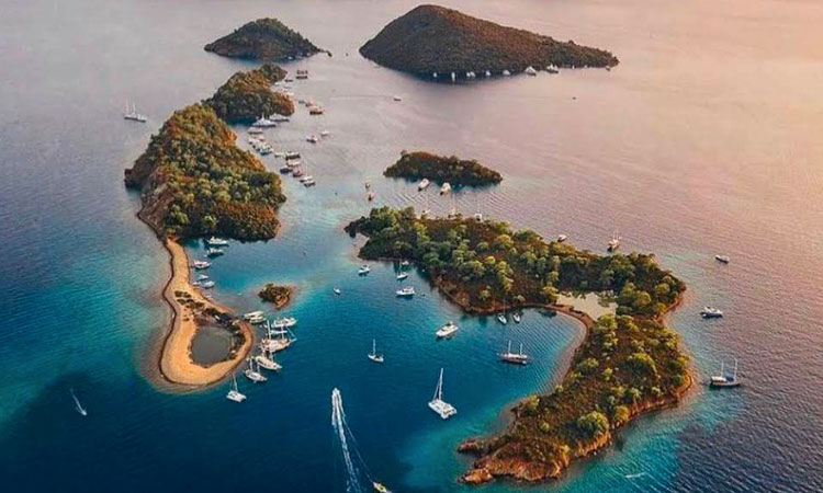 Croisière en bateau sur les 12 îles à Fethiye