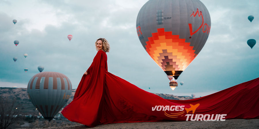 Photo shooting lune de miel Cappadoce