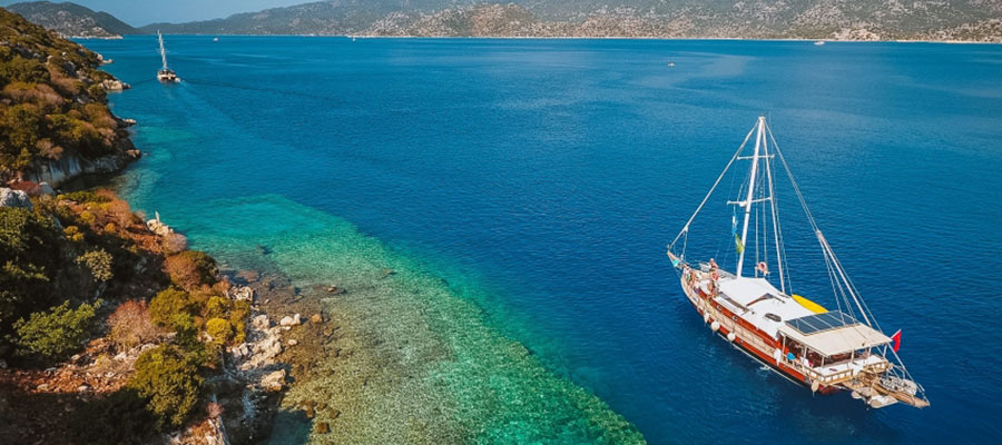 Excursion bateau avec visite du Marché de Gocek de Fethiye