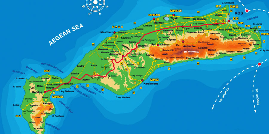 Excursion Bodrum l'île Grecque Kos