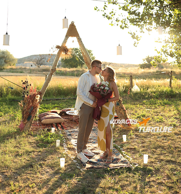 Photo shooting lune de miel Cappadoce