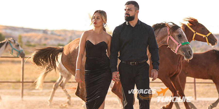 Photo shooting lune de miel Cappadoce