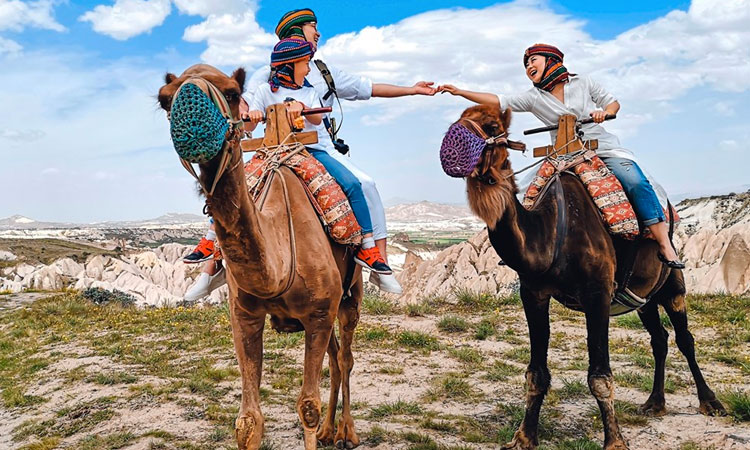 safari en chameau en Cappadoce